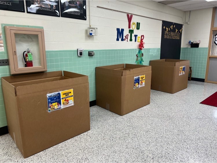 Big Boxes for Compassion Drive at MMJH